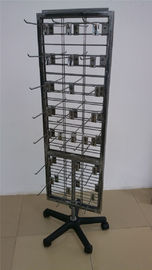Porcellana Scaffali di esposizione di griglia del nastro metallico, pavimentanti la doppia scaffalatura parteggiata del banco di mostra fornitore