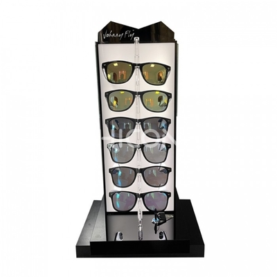 Porcellana LED acrilico che accende il banco di mostra al minuto degli occhiali da sole da vendere fornitore