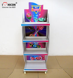 Porcellana Candy indipendente che vende i banchi di mostra al minuto del metallo con il rivestimento della polvere fornitore