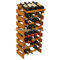 Scaffale di legno del vino del pavimento del vino del banco di mostra di vino del negozio di pubblicità su ordinazione di vendita al dettaglio fornitore