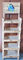 Banco di mostra di legno del sistema della scaffalatura della vendita al dettaglio con il logo su ordinazione di pubblicità fornitore
