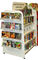 banchi di mostra al minuto bianchi del CD 4-Way indipendenti per il deposito di libro/supermercato fornitore