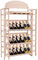 Scaffale di legno solido mobile del vino del banco di mostra del vino 4 strati robusti/bene durevole fornitore
