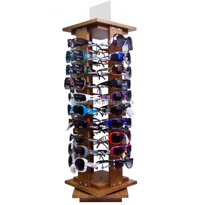 Esposizioni di vendita al minuto giranti indipendenti per la vendita al dettaglio degli occhiali da sole