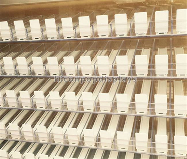 50 spingitoi rimuovono il contenitore per esposizione acrilico del tabacco della struttura per il ripiano del tavolo della vendita al dettaglio