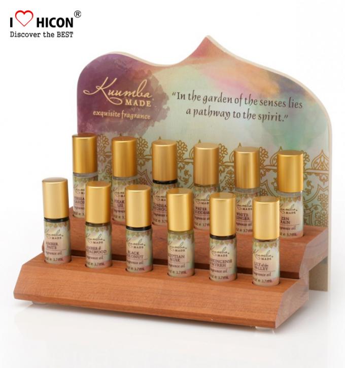 Banchi di mostra acrilici cosmetici della bottiglia di profumo del banco di mostra del controsoffitto piacevole di fragranza