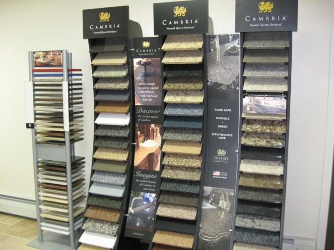 Vendita di legno della piastrella per pavimento del supporto delle mattonelle dello spettacolo di varietà degli scaffali di esposizione delle mattonelle della decorazione
