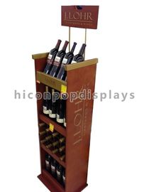 Porcellana Dispositivi di legno al minuto delle esposizioni di vendita del banco di mostra del vino fornitore