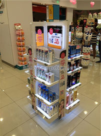 Porcellana Banchi di mostra promozionali di trucco di illuminazione di Instore del banco di mostra dei cosmetici fornitore