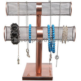 Porcellana Banco di mostra bronzeo dei gioielli del controsoffitto dell'esposizione degli accessori di vendita al dettaglio di colore per il braccialetto fornitore