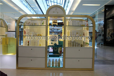 Porcellana Unità cosmetica della scaffalatura dell'esposizione dei banchi di mostra di trucco del centro commerciale/deposito grande fornitore