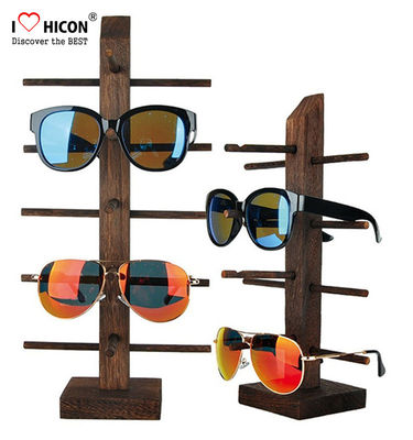 Porcellana Esposizione commerciale Rohi di occhiali del controsoffitto del negozio del monocolo per 5 paia degli occhiali da sole fornitore