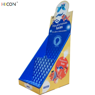 Porcellana scatole di presentazione blu del contatore di abitudine del cartone 2-Tired per la vendita al dettaglio fornitore