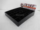 L'acrilico nero piastrella lo scaffale di esposizione, 30 pezzi che lucidano i banchi di mostra ceramici fornitore