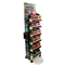 Scaffale di esposizione di legno mobile della cera di Floorstanding del banco di mostra della colata della cera di 6 file fornitore