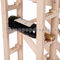 Scaffale di legno solido mobile del vino del banco di mostra del vino 4 strati robusti/bene durevole fornitore