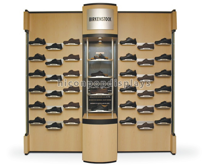 La marca commerciale dei dispositivi del negozio di vestiti del dettagliante calza l'armadietto di esposizione con 4 scaffali
